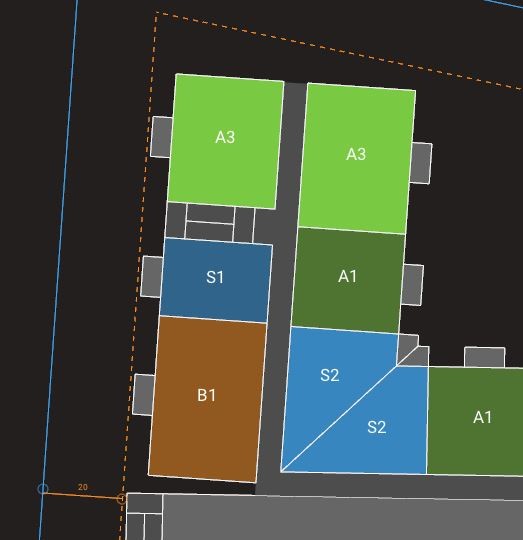 Inside corner unit floor plan